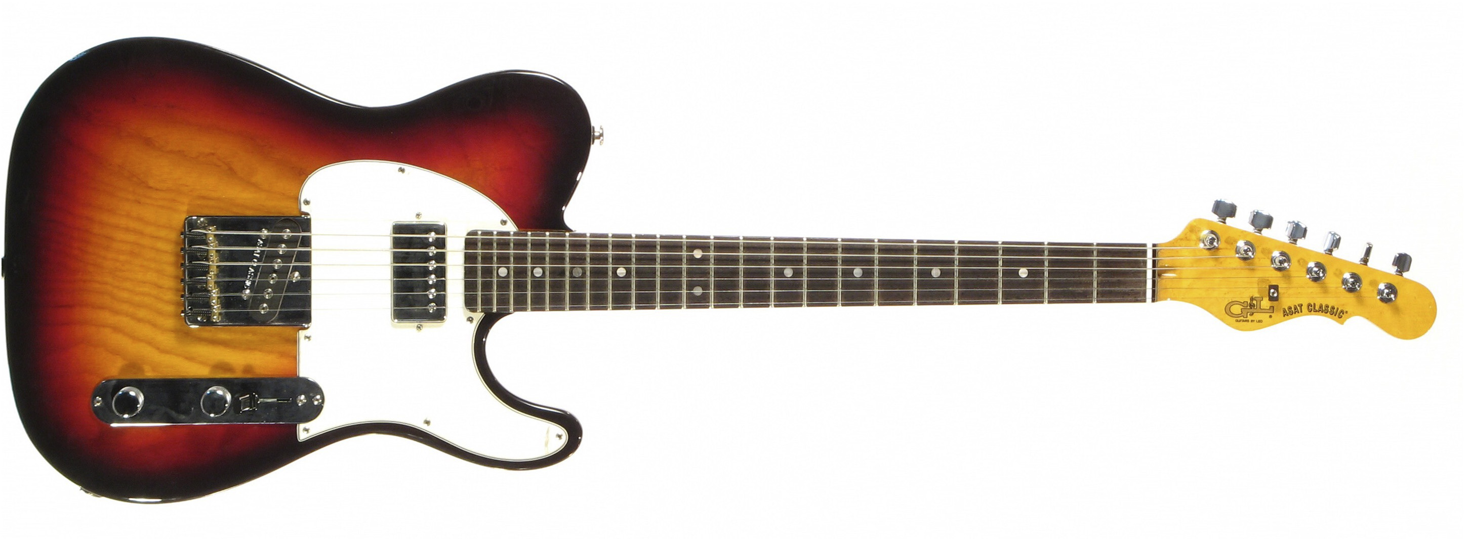 G&L ASAT CLASSIC Blues Boy (3 Tone Sunburst, ebony). №CLF48480. Made in USA - Электрогитара 2