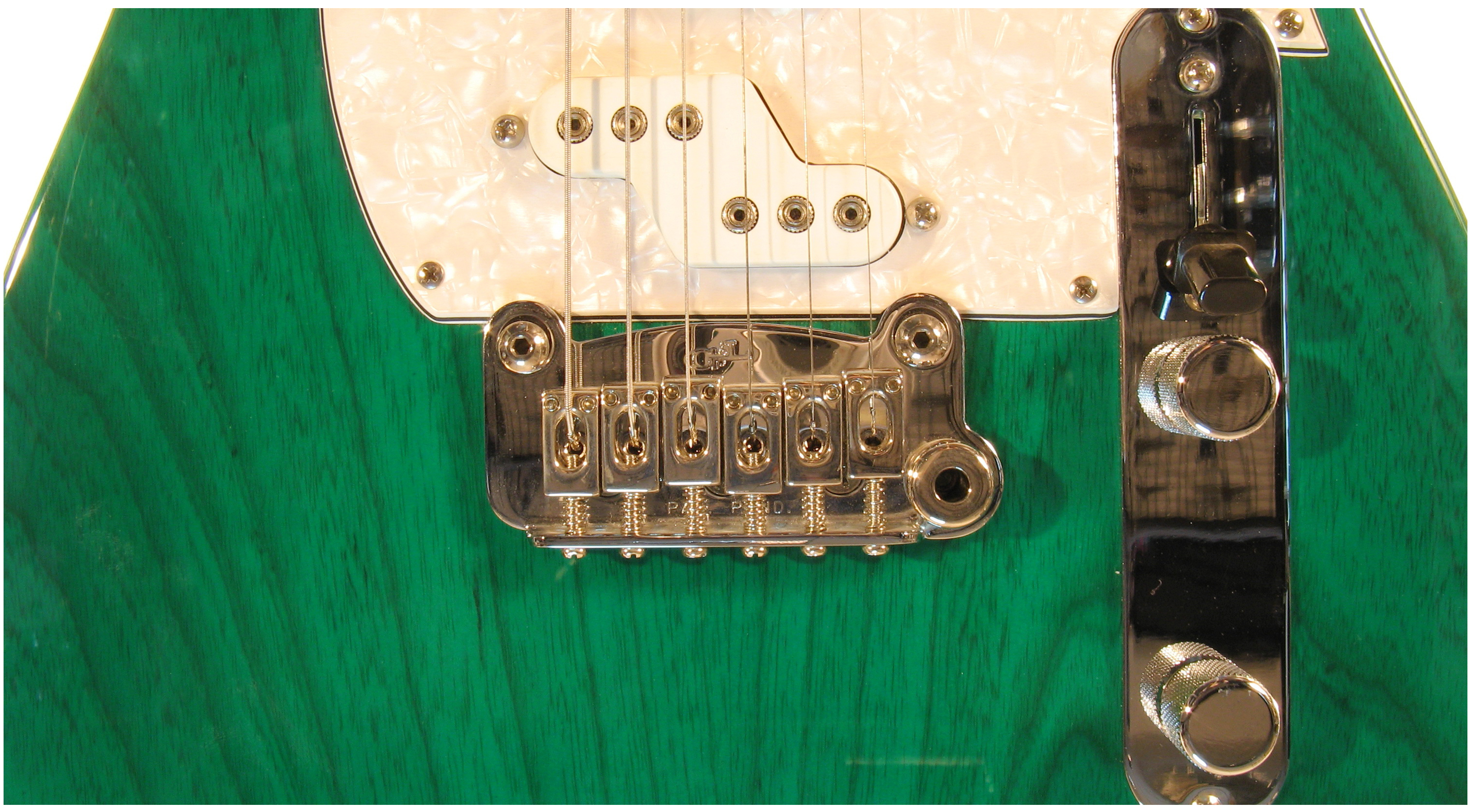G&L ASAT Z3 (Clear Forest Green, maple, 3-ply Pearl). № CLF45565. Made in USA - Электрогитара 5