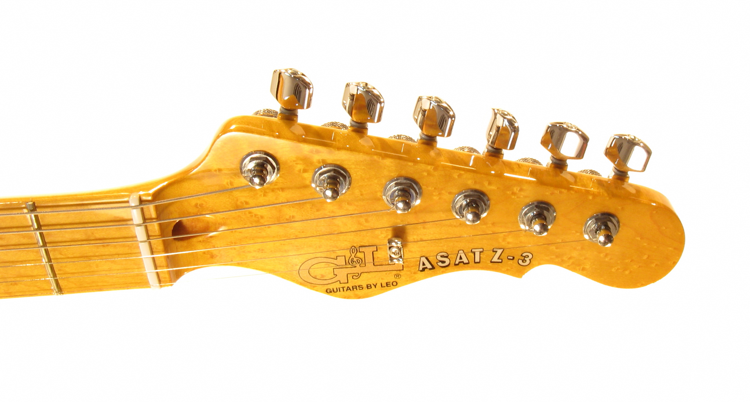 G&L ASAT Z3 (Clear Forest Green, maple, 3-ply Pearl). № CLF45565. Made in USA - Электрогитара 6