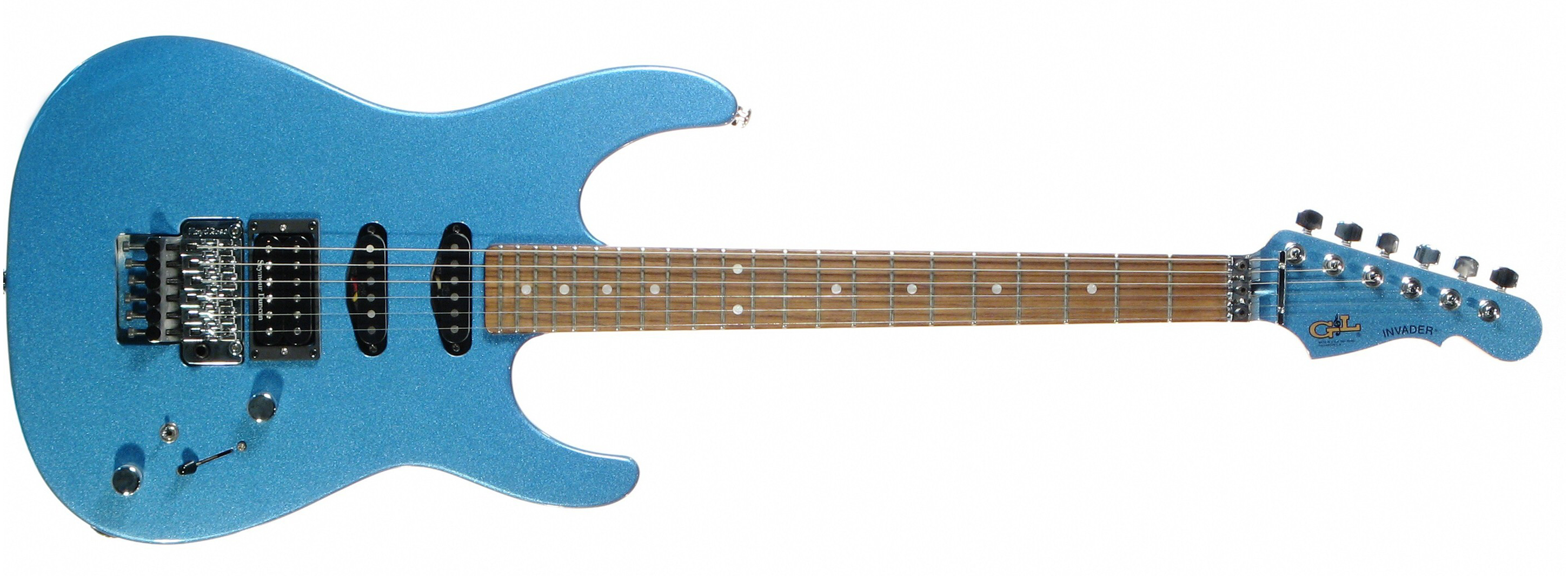 G&L INVADER (Lake Placid Blue, rosewood). №CLF51034. Made in USA - Электрогитара 2