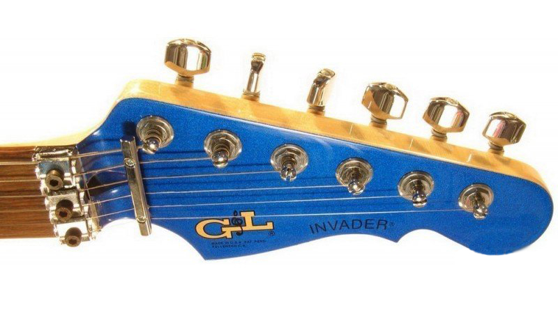 G&L INVADER Plus (Electric Blue, rosewood). №CLF51036. Made in USA - Електрична гітара 6