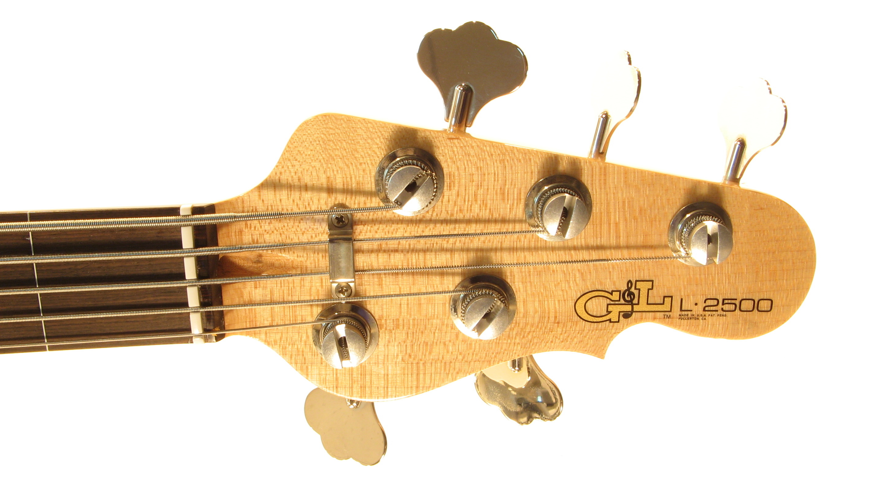 G&L L2500 FIVE STRINGS (Emerald Blue, ebony, fretless) №CLF48200. Made in USA - п'ятиструнна бас-гітара, безладна 6
