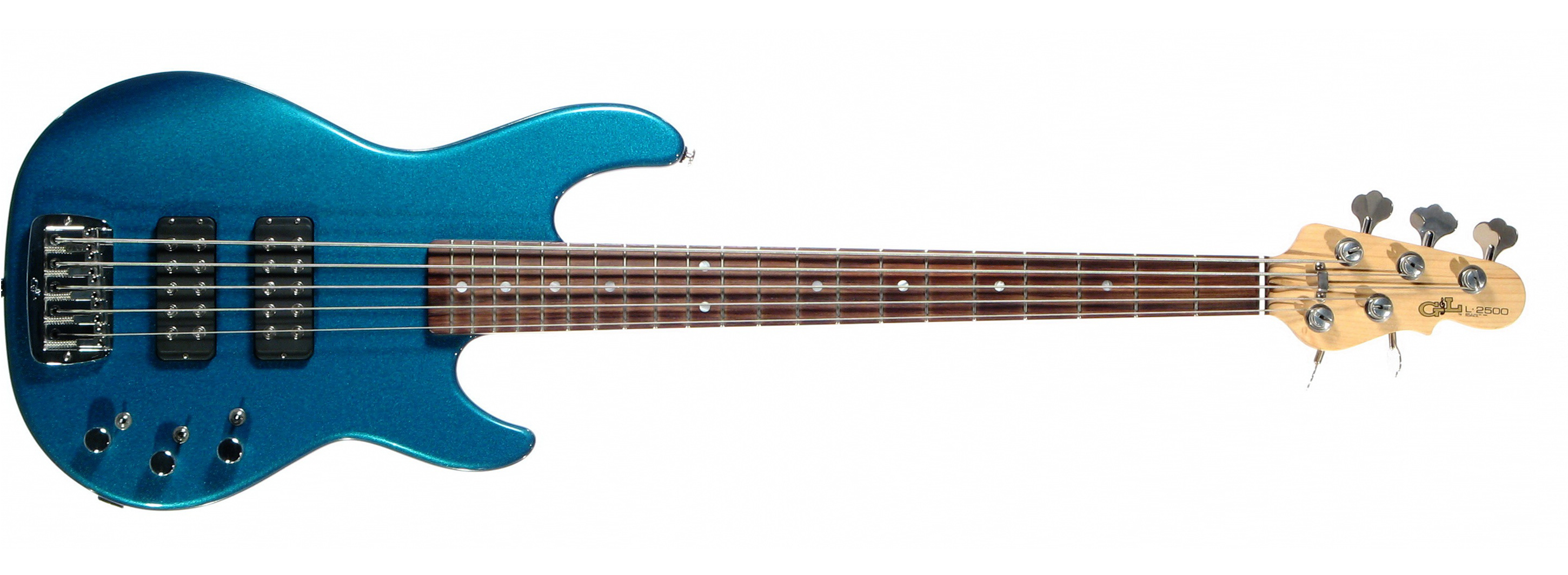 G&L L2500 FIVE STRINGS (Emerald Blue, rosewood) №CLF45360. Made in USA - Бас гитара пятиструнная 2