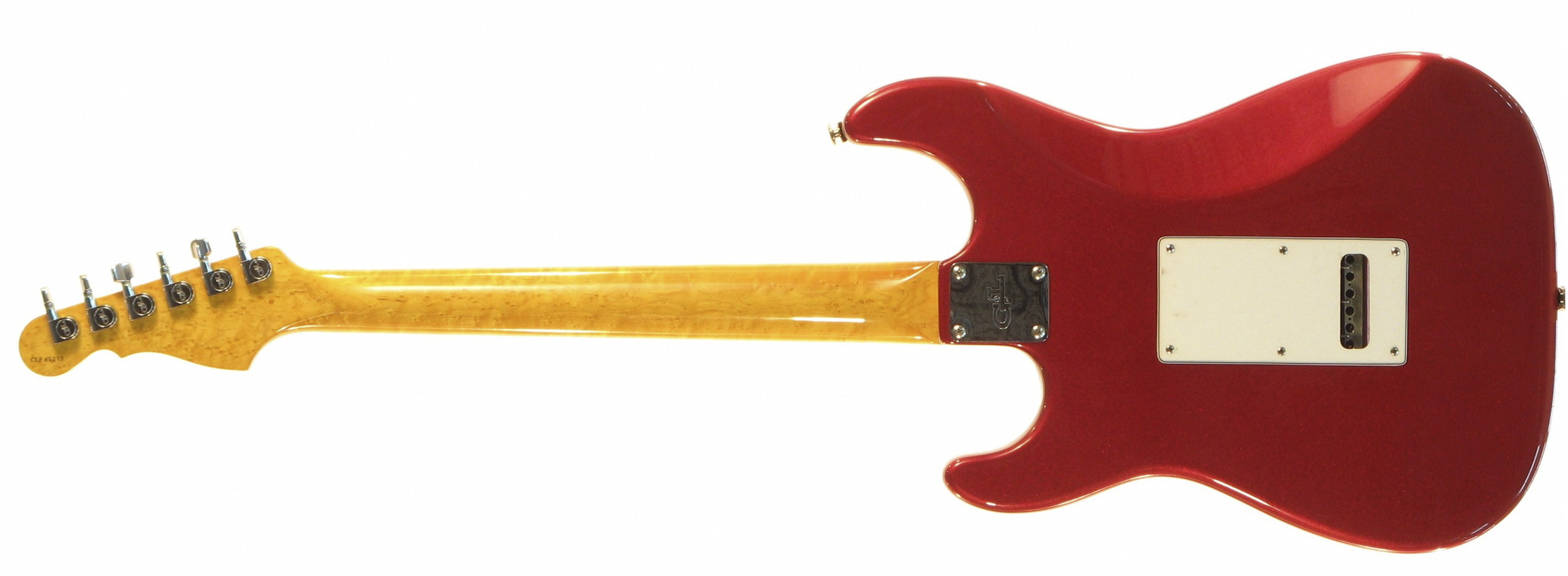 G&L LEGACY (Candy Apple Red, maple, 3-ply Pearl) №CLF45213. Made in USA - Электрогитара 3