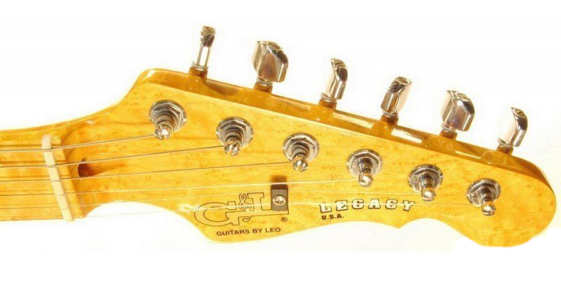 G&L LEGACY (Candy Apple Red, maple, 3-ply Pearl) №CLF45213. Made in USA - Электрогитара 6