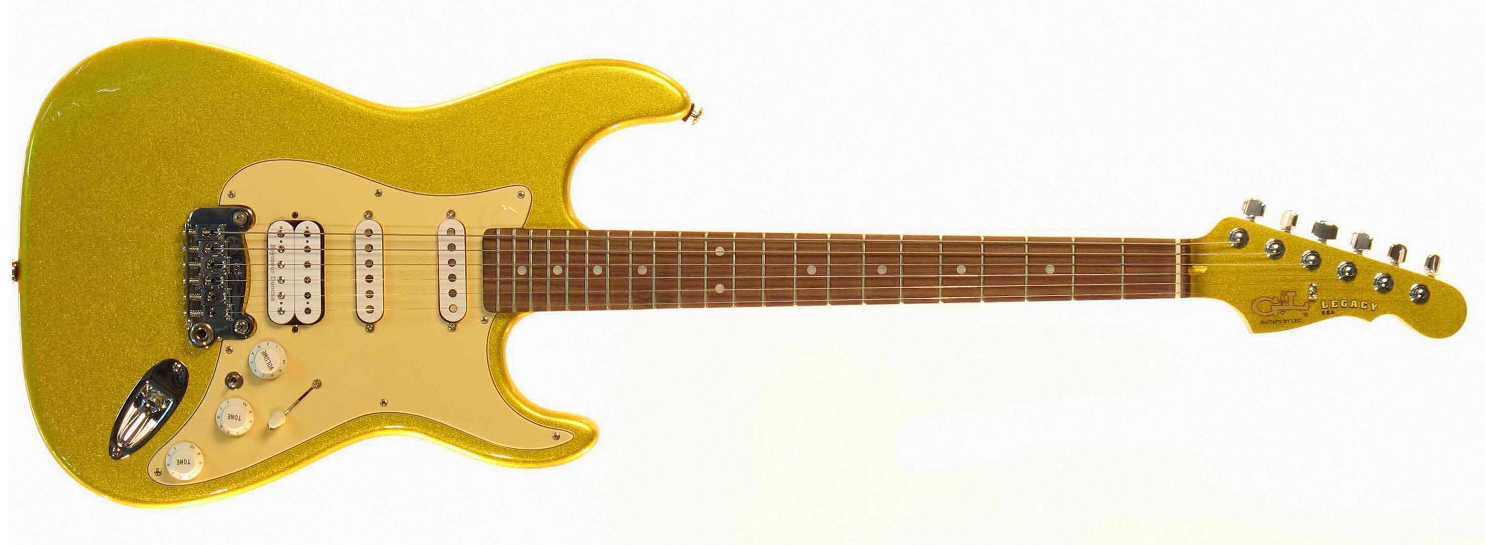 G&L LEGACY HB (Yukon Gold, rosewood, 3-ply Creme). №CLF067620. Made in USA - Электрогитара 2