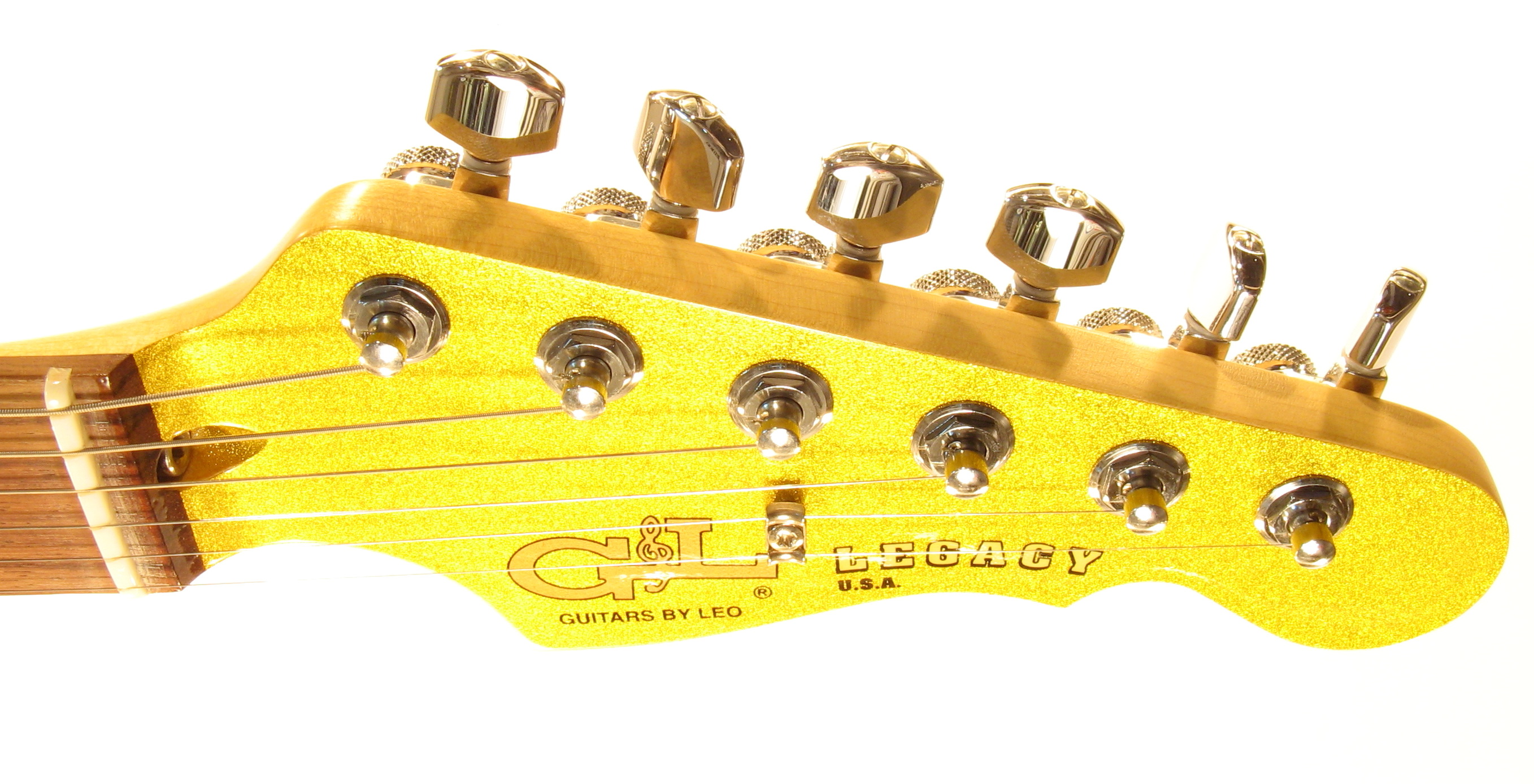 G&L LEGACY HB (Yukon Gold, rosewood, 3-ply Creme). №CLF067620. Made in USA - Электрогитара 6