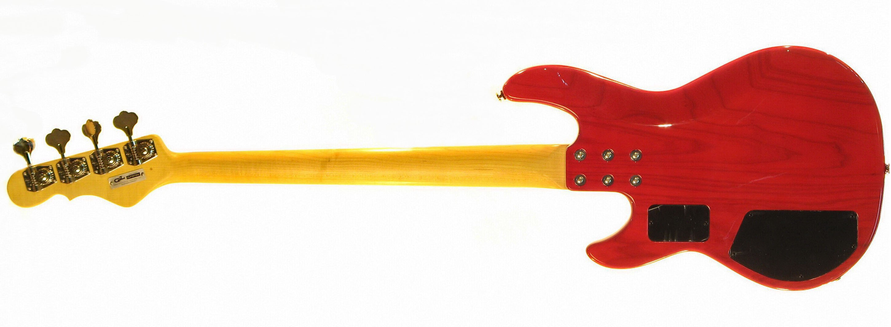 G&L MJ-4 (Clear Red, rosewood) №CLF067650. Made in USA - Чотириструнна бас-гітара 4