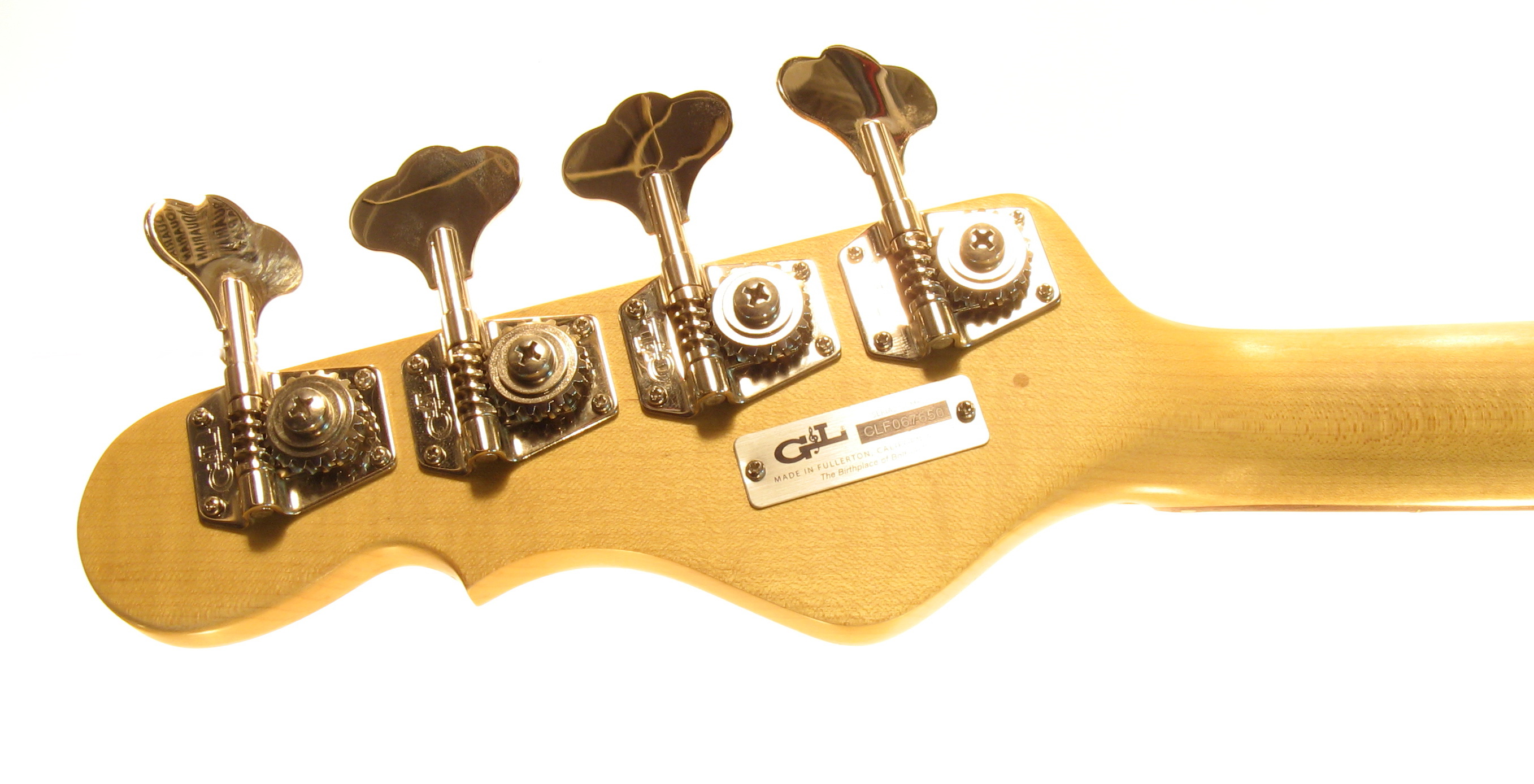 G&L MJ-4 (Clear Red, rosewood) №CLF067650. Made in USA - Чотириструнна бас-гітара 7