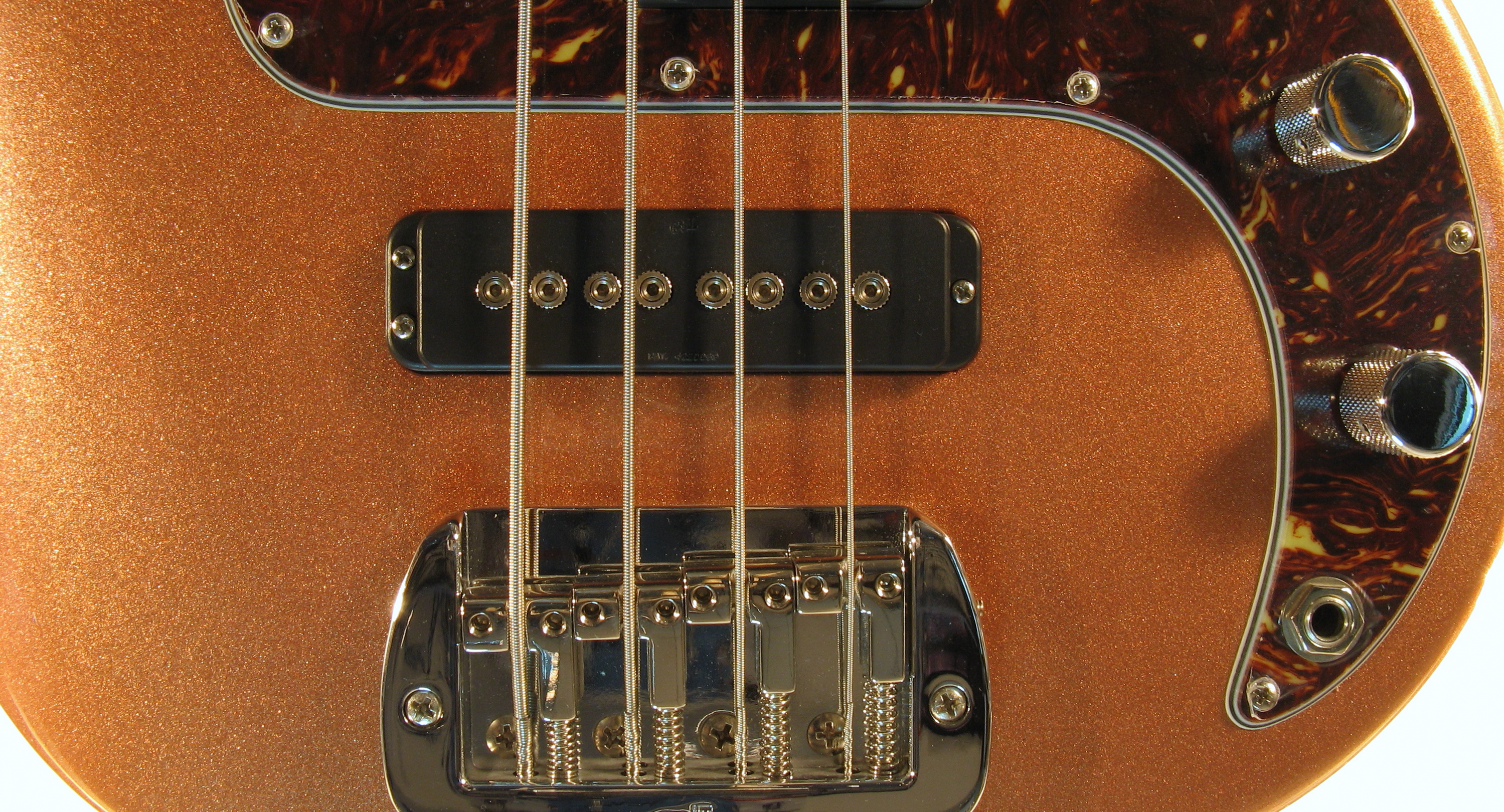 G&L SB2 FOUR STRINGS (Spanish Copper Metallic, rosewood, 3-ply Tortoise) №CLF51060. Made in USA - Бас гитара четырехструнная 5