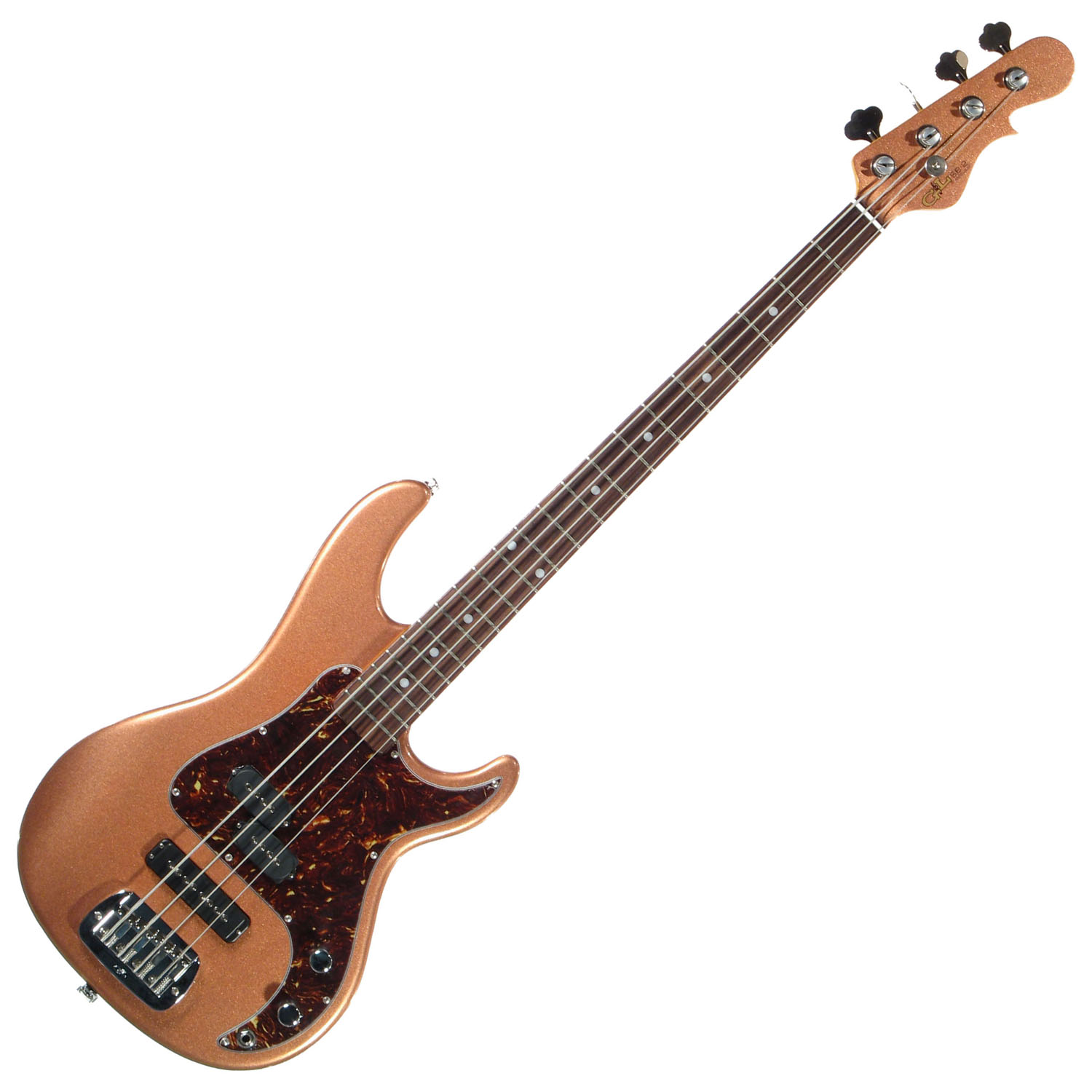 G&L SB2 FOUR STRINGS (Spanish Copper Metallic, rosewood, 3-ply Tortoise) №CLF51060. Made in USA - Бас гитара четырехструнная 9