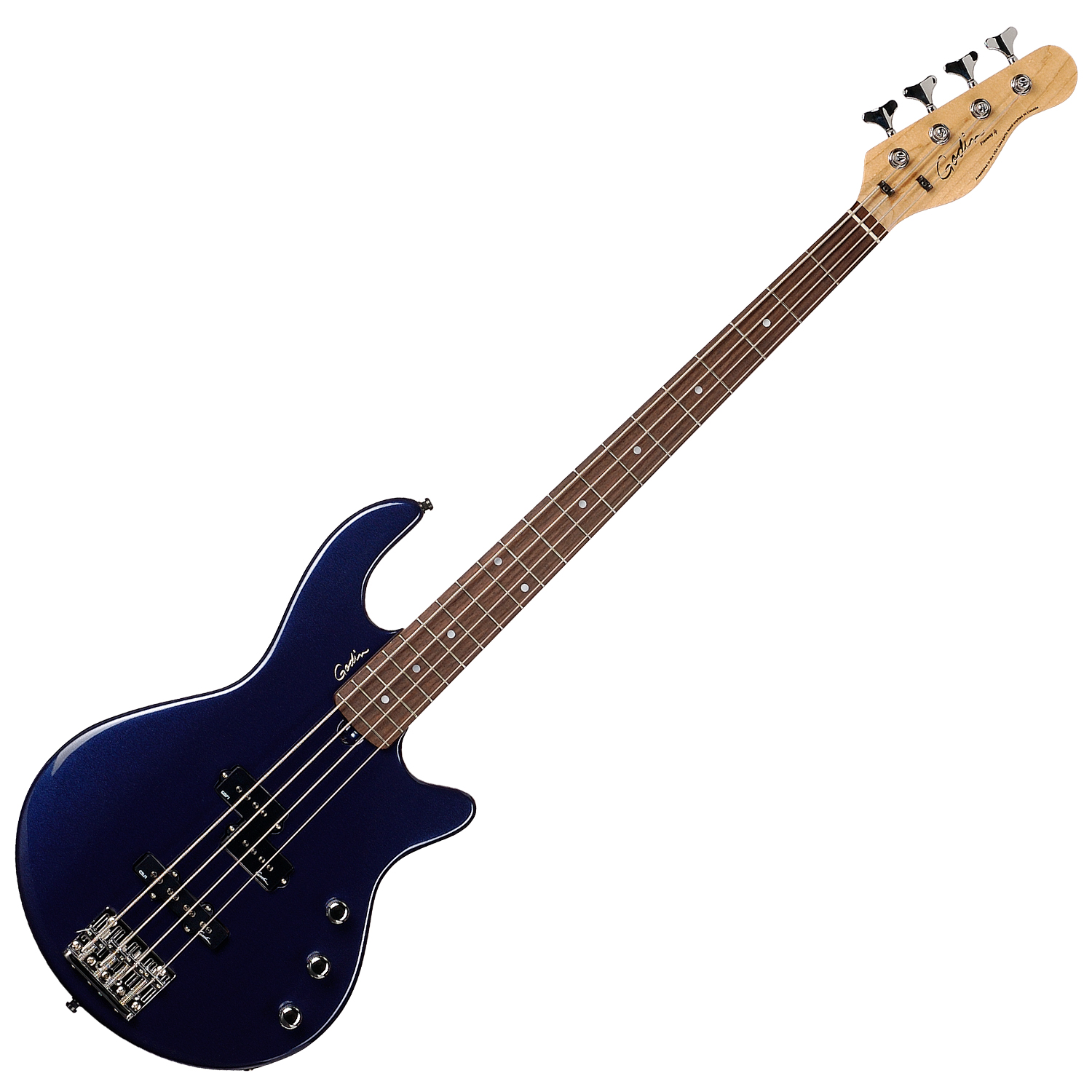 GODIN 023035 - FREEWAY 4 BASS Midnight Blue (Made in Canada) - чотириструнна бас-гітара 12