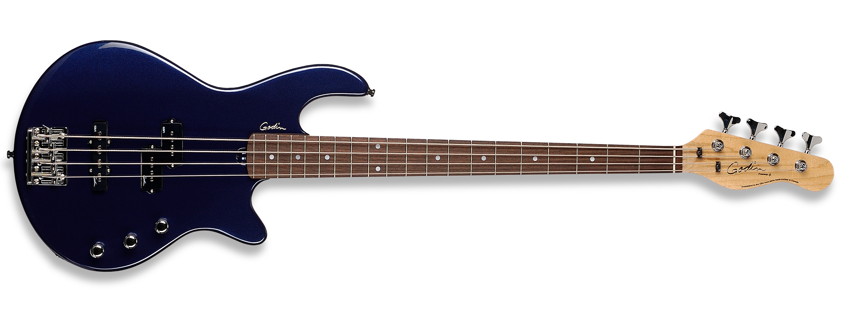 GODIN 023035 - FREEWAY 4 BASS Midnight Blue (Made in Canada) - чотириструнна бас-гітара 2