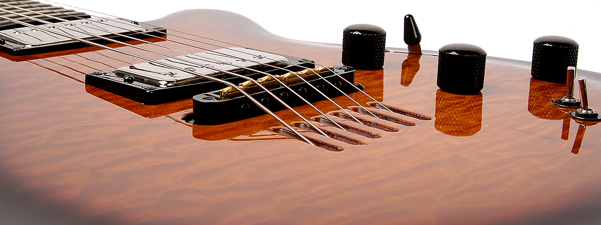 GODIN 024094 - LGX-SA(S) Cognac Burst Flame AAA (Made in Canada) - Электрогитара 3