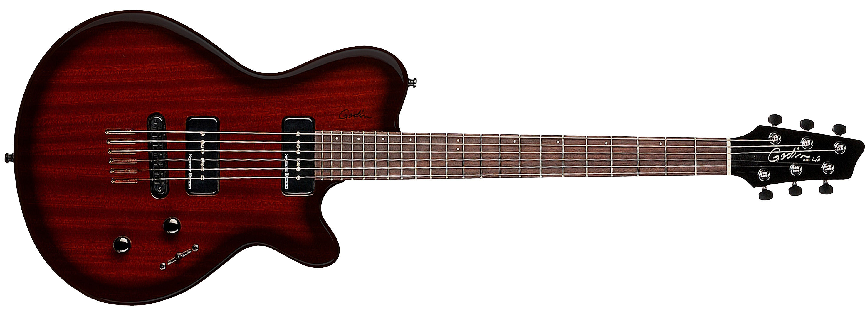 GODIN 024674 - LG Cognac Burst SP90 HG (Made in Canada) - Электрогитара 2