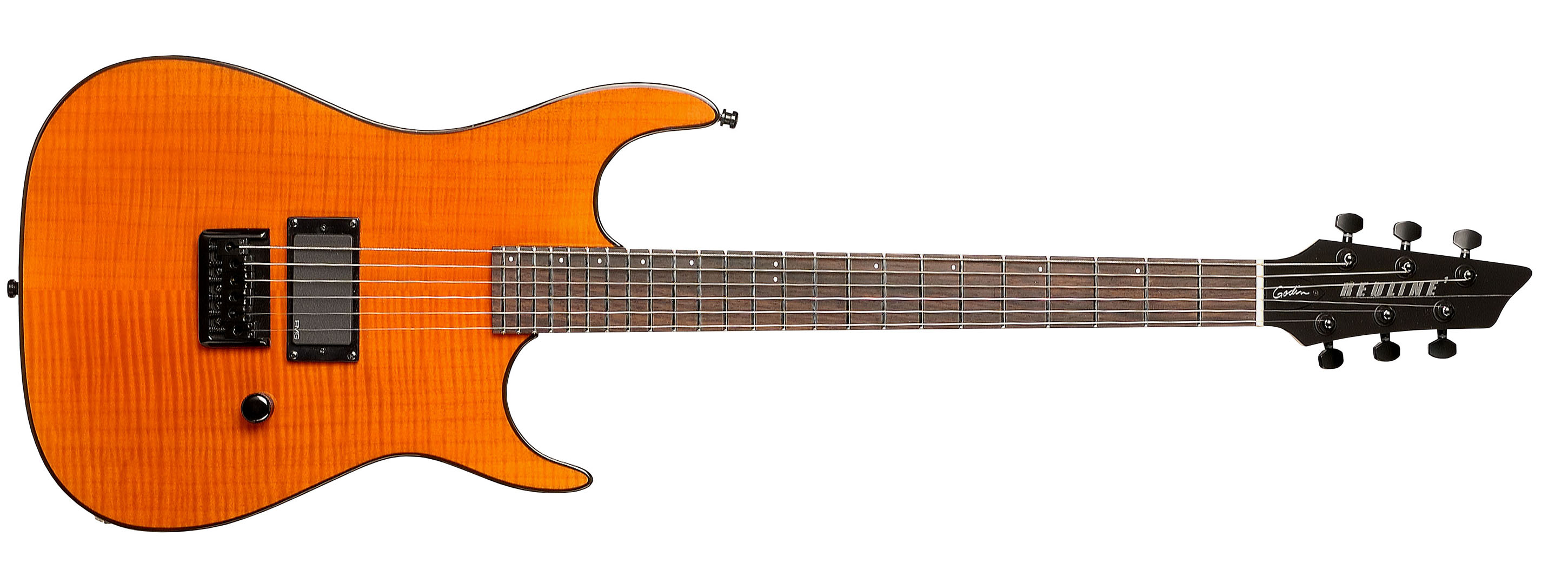 GODIN 031528 - REDLINE 1 Trans Amber Flame (Made in Canada) - Электрогитара 2