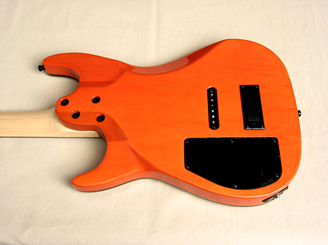 GODIN 031528 - REDLINE 1 Trans Amber Flame (Made in Canada) - Электрогитара 4