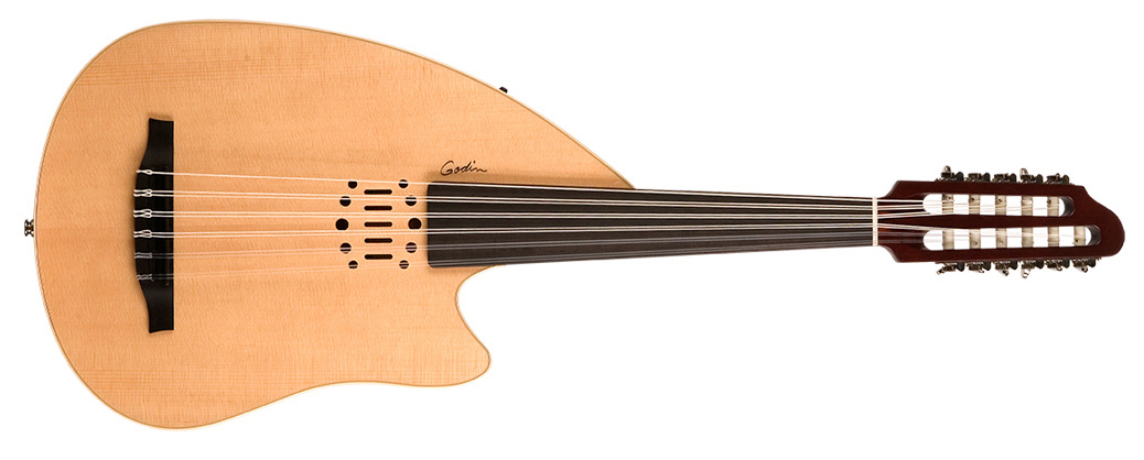 GODIN 035014 - Multi Oud Ambiance Nylon Natural HG with case (Made in Canada) - Електроакустичний уд 2