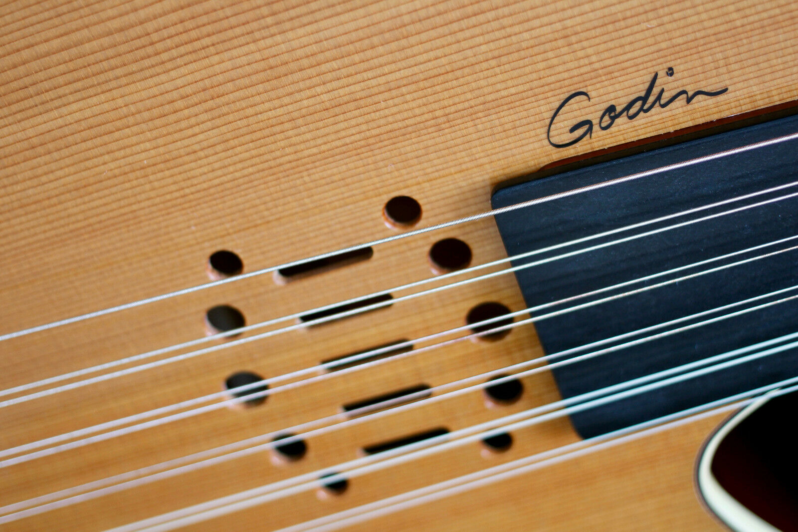 GODIN 035014 - Multi Oud Ambiance Nylon Natural HG with case (Made in Canada) - Електроакустичний уд 6