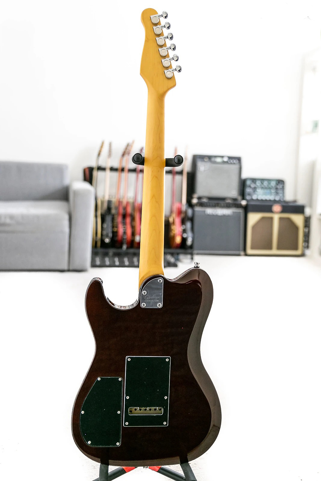 GODIN 036097 - Session Custom Lightburst HG MN (Made in Canada) - Электрогитара 4
