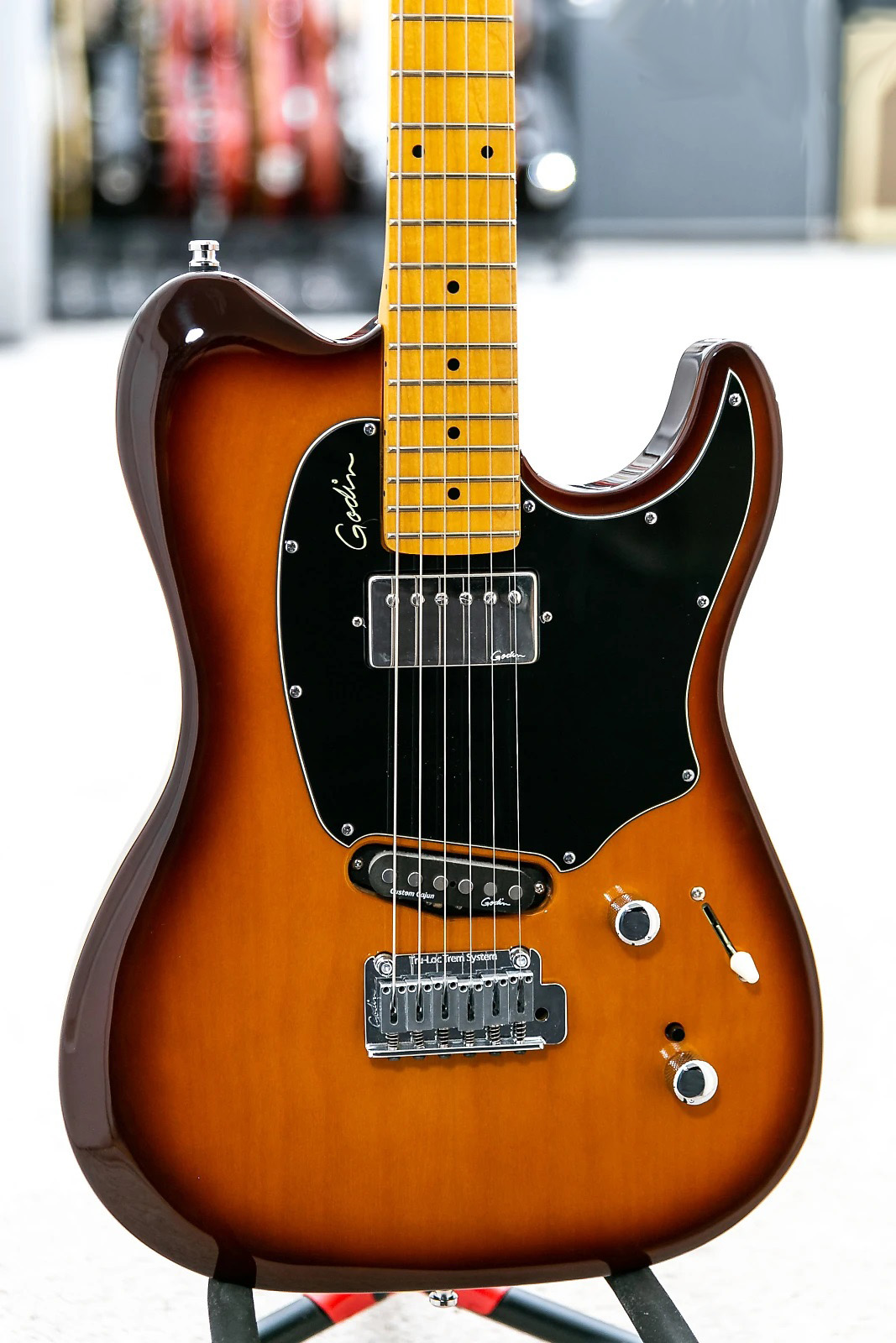 GODIN 036097 - Session Custom Lightburst HG MN (Made in Canada) - Электрогитара 5