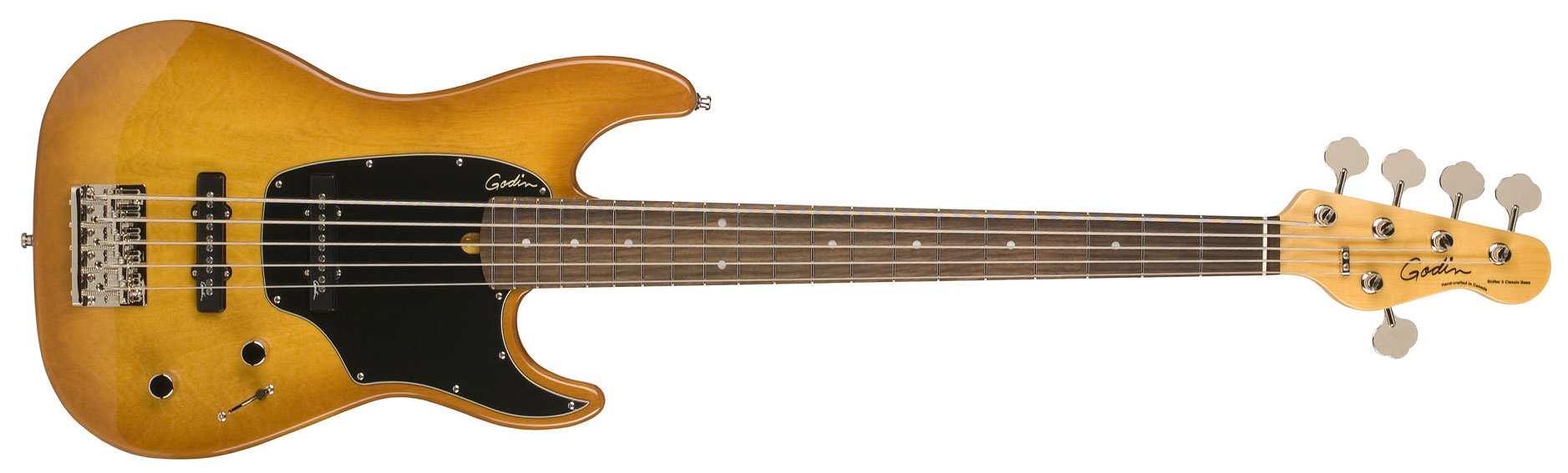 GODIN 036707 - Shifter Classic 5 Creme Brule HG RN with Bag (Made in Canada) - п'ятиструнна бас-гітара 2
