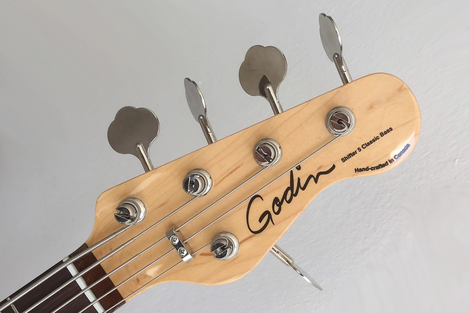 GODIN 036707 - Shifter Classic 5 Creme Brule HG RN with Bag (Made in Canada) - п'ятиструнна бас-гітара 4