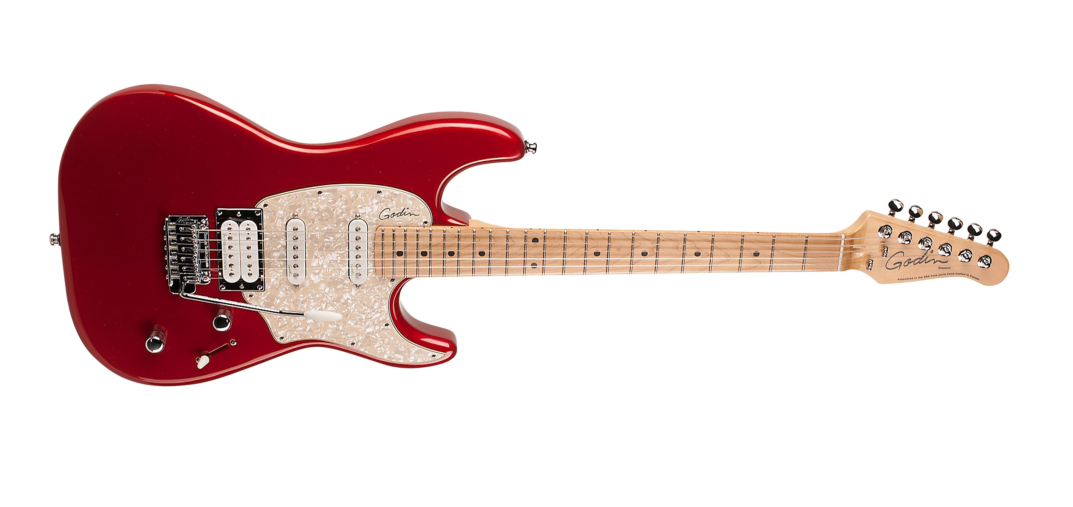 GODIN 041190 - Session Ltd Desert Red HG MN with Bag (Made in Canada) - Электрогитара 3