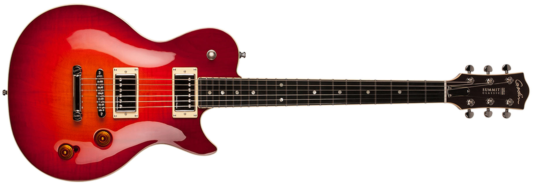 GODIN 041657 - Summit Classic HB Cherryburst HG with Bag (Made in Canada) - Электрогитара 2