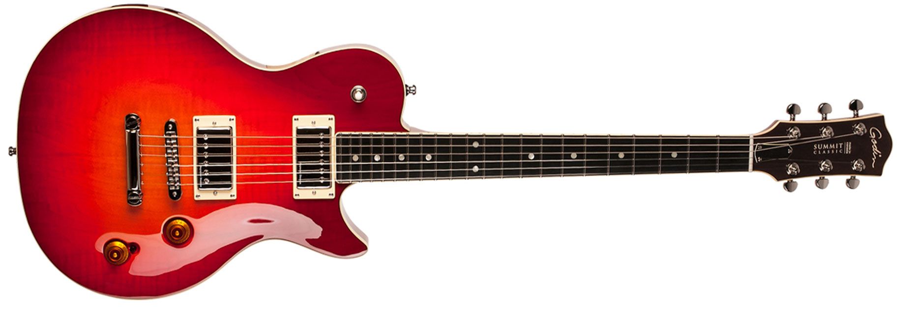 GODIN 041657 - Summit Classic HB Cherryburst HG with Bag (Made in Canada) - Электрогитара 3