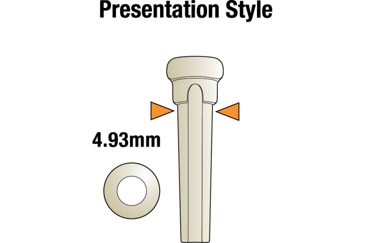 Набор колышков - GRAPH TECH PP-2044-00 TUSQ Bridge Pins 4mm Black / Mother-of-Pearl (6 Pcs)  4