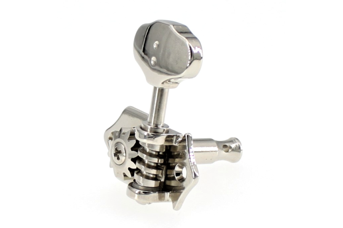 Кілки для гітари GRAPH TECH PRN-3422-N0 Acoustic 3+3 Butterbean Button Nickel  2