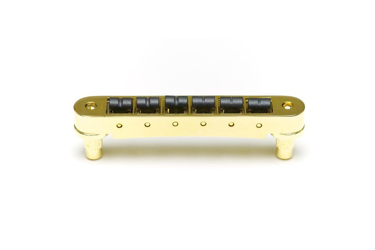 GRAPH TECH PS-8843-G0 String Saver Resomax NV2 Autolock Bridge 4mm-Gold Бридж 2