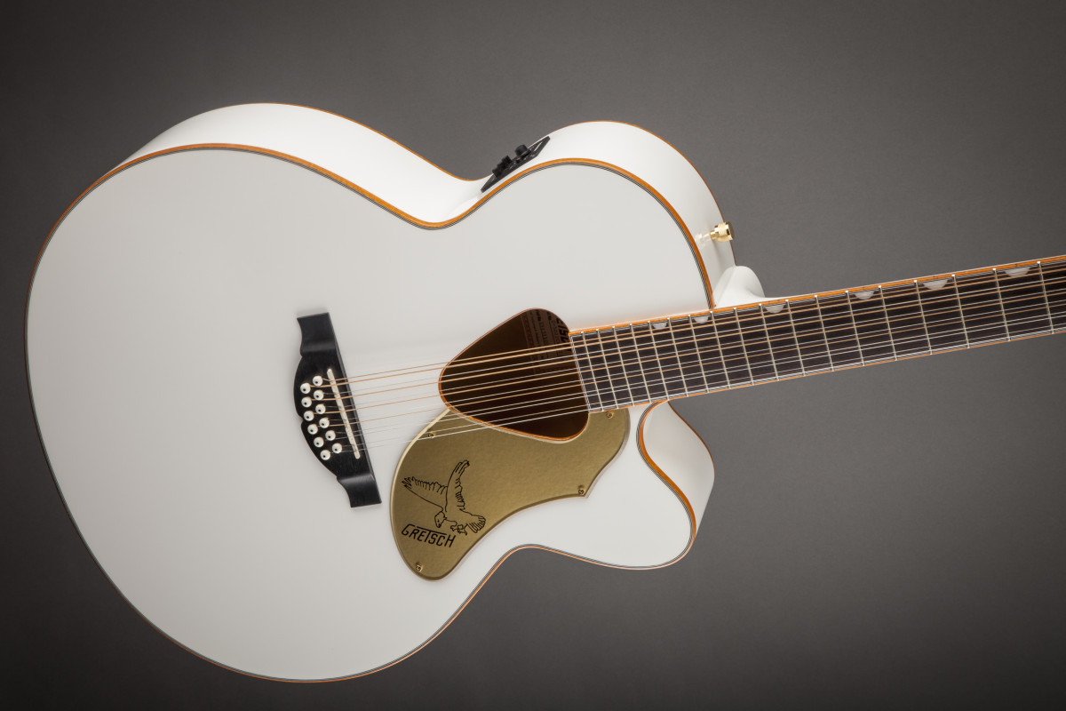 Гітара електроакустичнаGRETSCH G5022CWFE-12 RANCHER FALCON JUMBO WHITE 4
