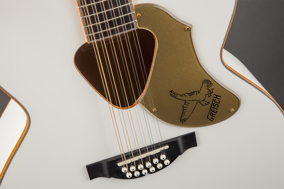 Гітара електроакустичнаGRETSCH G5022CWFE-12 RANCHER FALCON JUMBO WHITE 5
