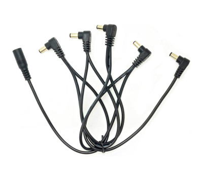 Спліттер живлення HOTONE AUDIO VALETON PCA-5 DAISY CHAIN DC POWER CABLE 5-PLUG ANGLED  2