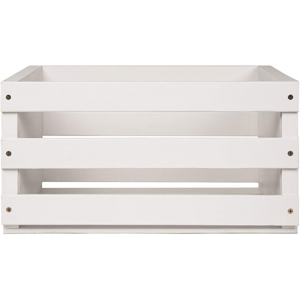 Ящик для хранения винила Crosley Record Storage Crate White 3 Ящик для хранения винила Crosley Record Storage Crate White 3