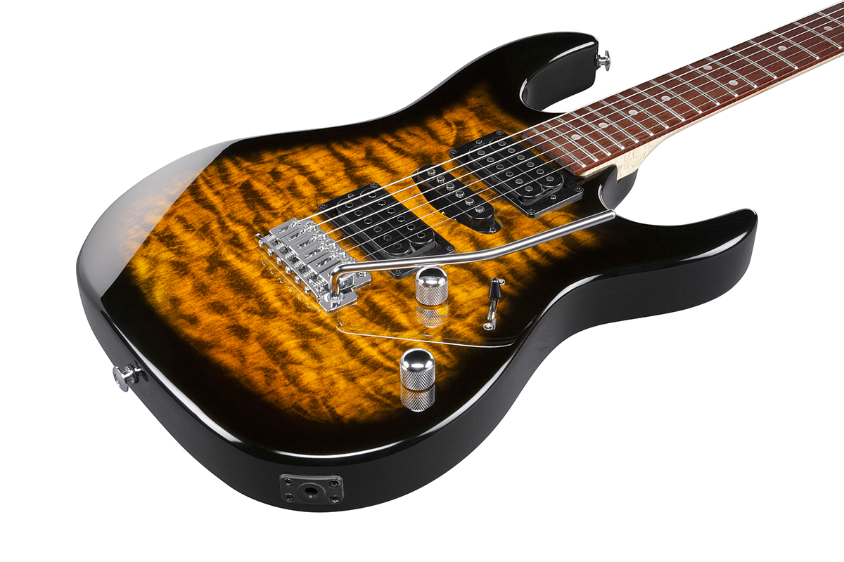 Електрогітара IBANEZ GRX70QA-SB  4