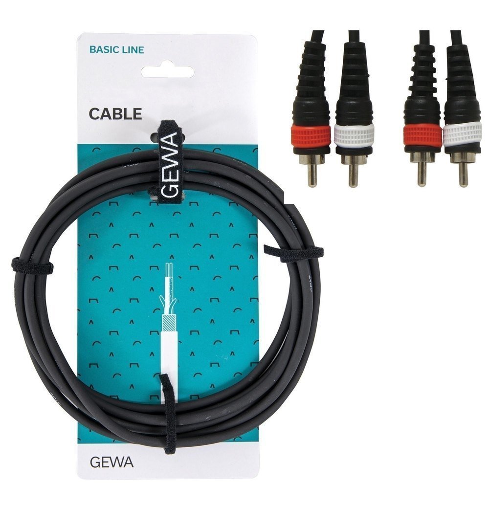 Інсертний кабель GEWA Basic Line 2x RCA/2x RCA (10 м)  2