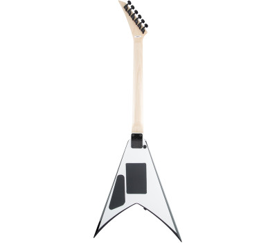 Электрогитара JACKSON JS32 AH KING V WHITE WITH BLACK BEVELS  2