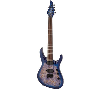 Електрогітара JACKSON PRO SIGNATURE CHRIS BRODERICK SOLOIST HT7P GLOSS TRANSPARENT BLUE  4