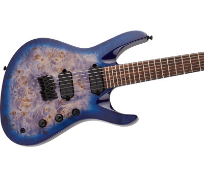 Електрогітара JACKSON PRO SIGNATURE CHRIS BRODERICK SOLOIST HT7P GLOSS TRANSPARENT BLUE  6