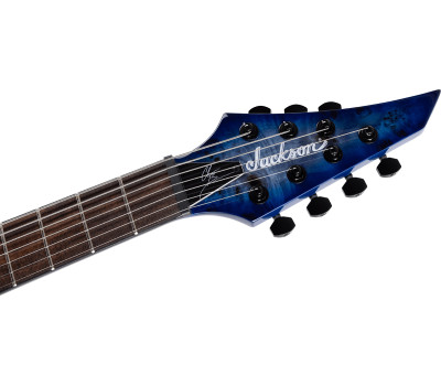 Електрогітара JACKSON PRO SIGNATURE CHRIS BRODERICK SOLOIST HT7P GLOSS TRANSPARENT BLUE  7
