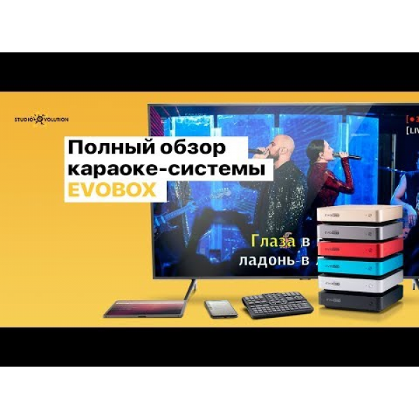 Караоке-система Studio Evolution EVOBOX (Gold) 8 Караоке-система Studio Evolution EVOBOX (Gold) 8