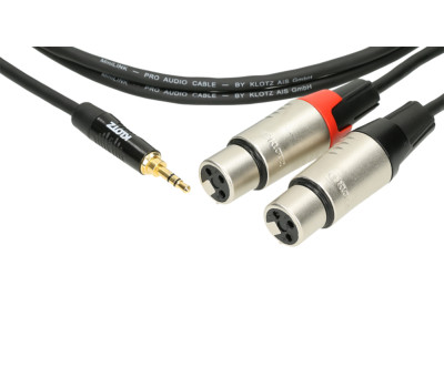 KLOTZ KY8-180 MINILINK PRO Y-CABEL 1.8 M BLACK Кабель комутаційний 3