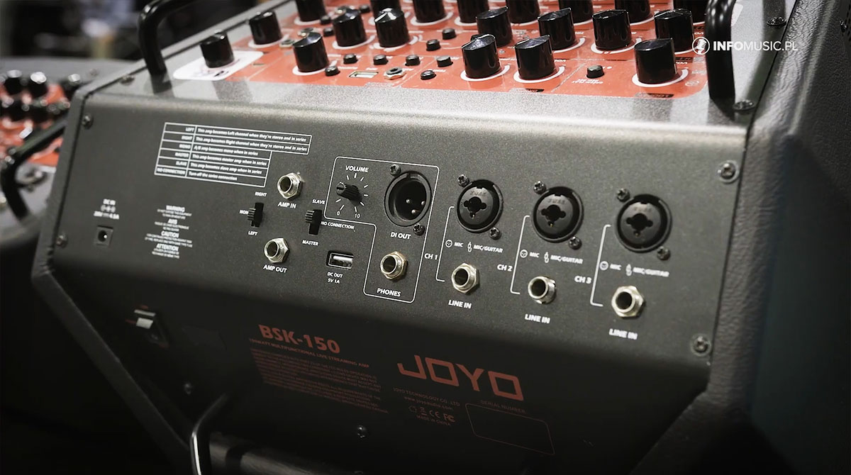 Комбопідсилювач багатофункціональний Joyo BSK-150 Blue  3