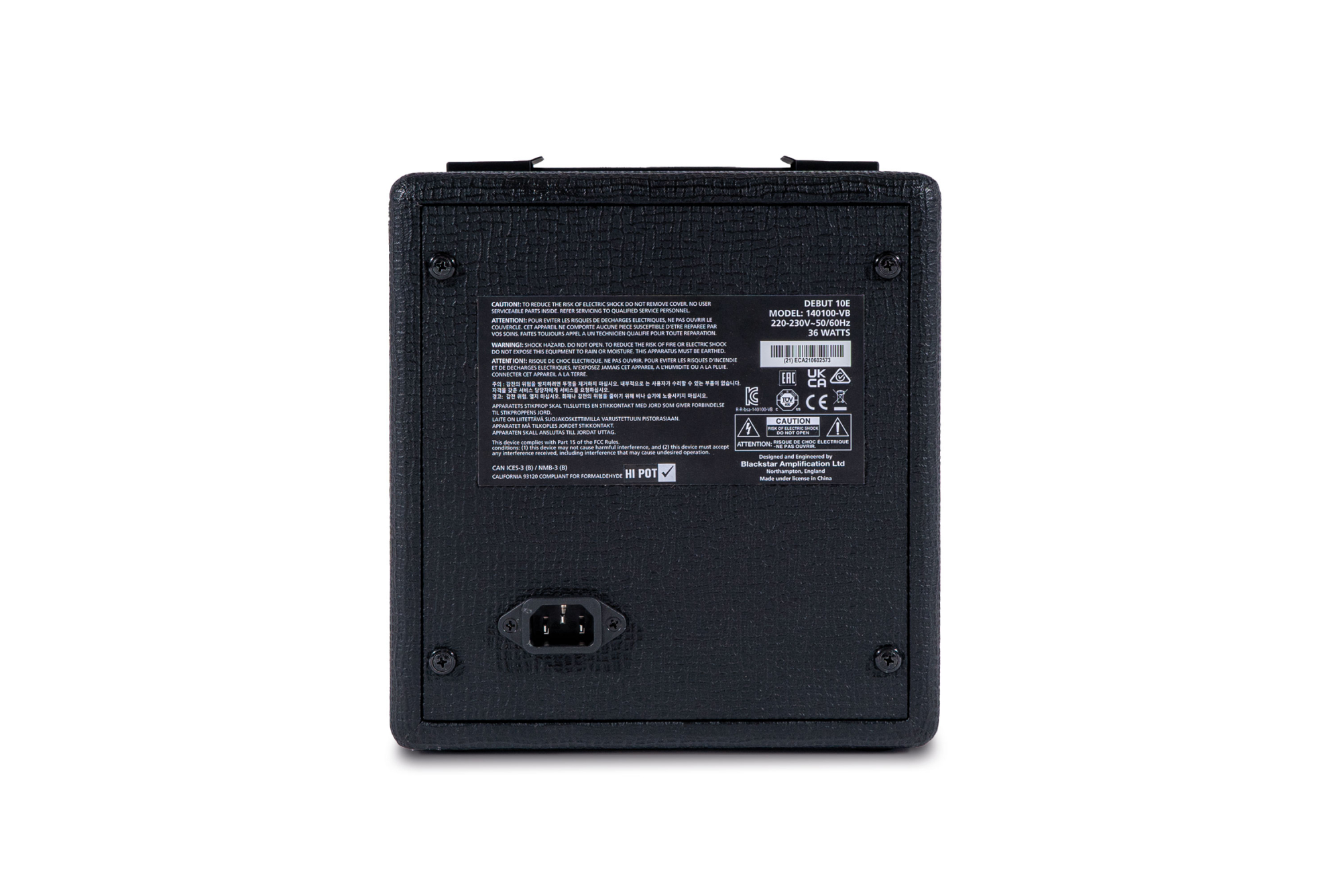 Комбопідсилювач для електрогітари Blackstar Debut 10E Black  4