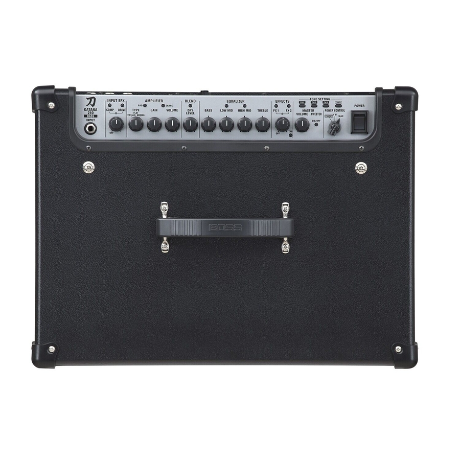 Комбопідсилювач для бас-гітари BOSS Katana KTN210B 3