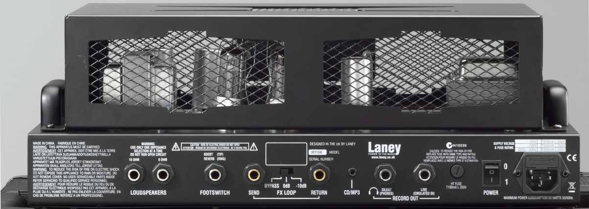 Laney IRT15H - гітарний ламповий підсилювач 5