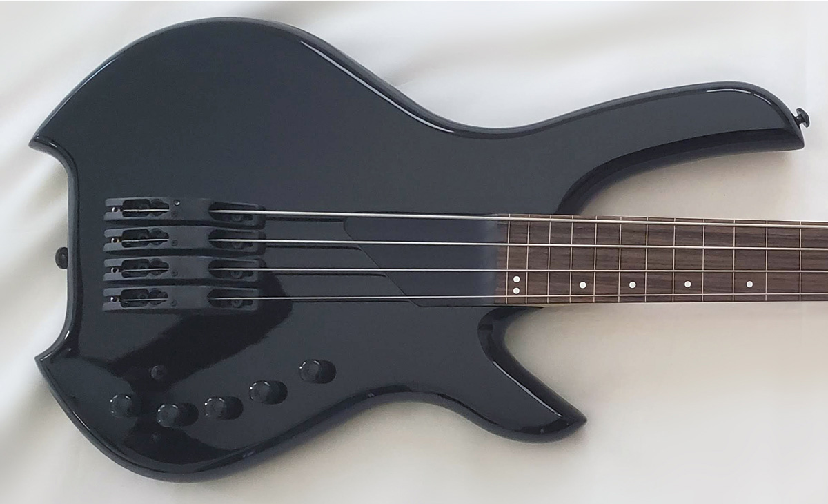 LIGHTWAVE SL- 4FL UltraBlack — чотириструнна безладова бас-гітара (оптичний звукознімач) 4
